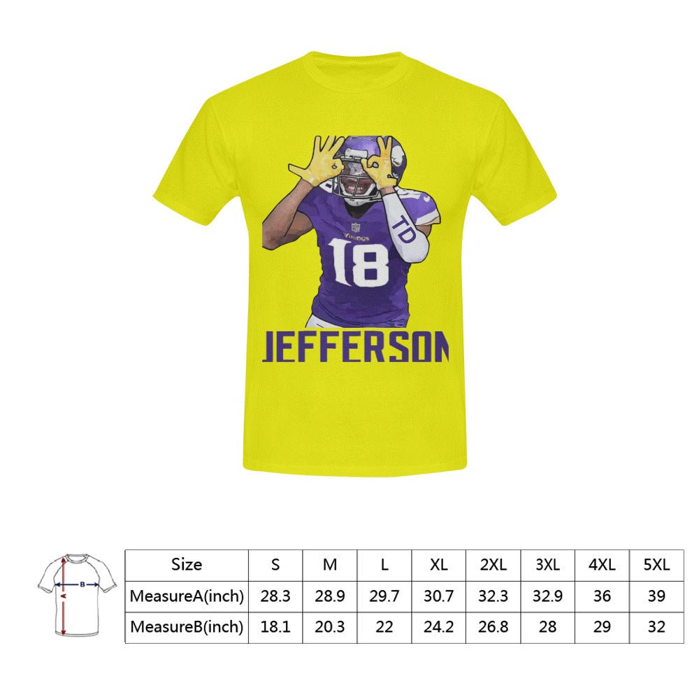 Joe Peezy Wear LLC (Jefferson) Men's T-Shirt in USA Size (Front Printing Only)