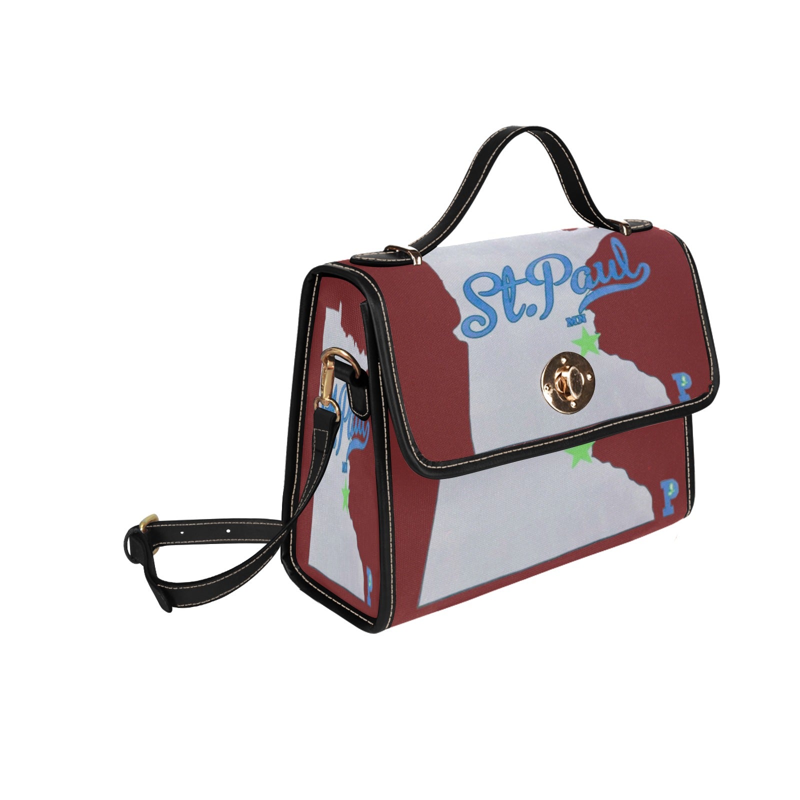 Copy of Copy of Copy of Copy of Joe Peezy Wear LLC (13) Waterproof Canvas Bag-Black (All Over Print) (Model 1641)