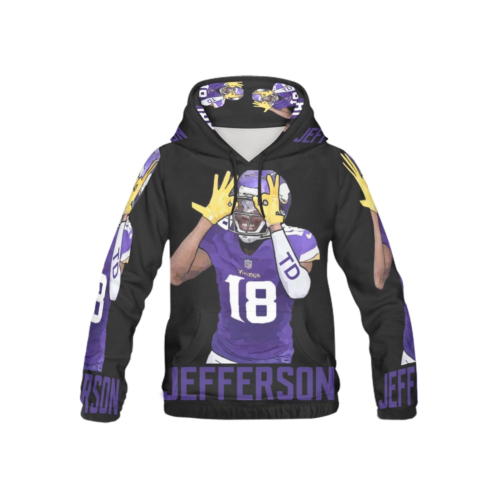 Copy of Copy of Copy of Copy of Joe Peezy Wear LLC All Over Print Hoodie for Kid (USA Size) (Model H13)