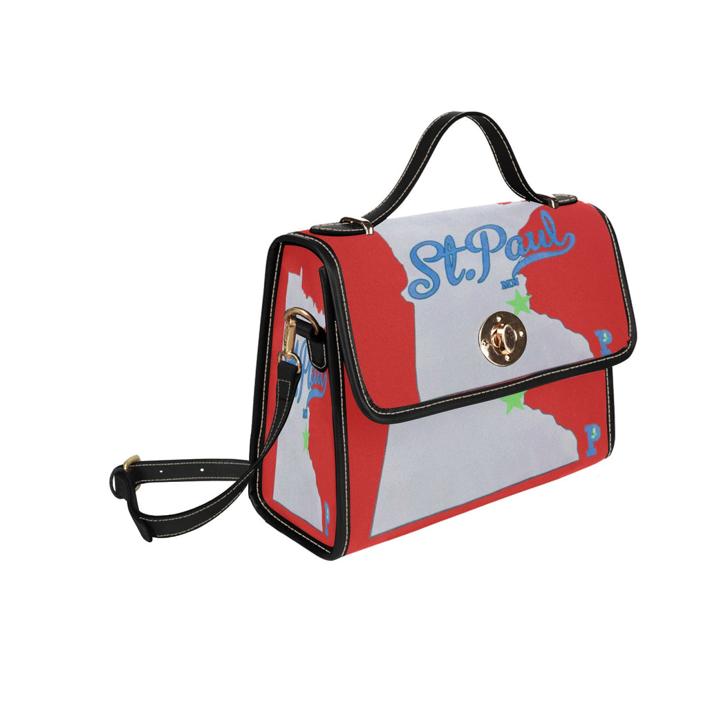 Copy of Copy of Copy of Copy of Joe Peezy Wear LLC (13) Waterproof Canvas Bag-Black (All Over Print) (Model 1641)