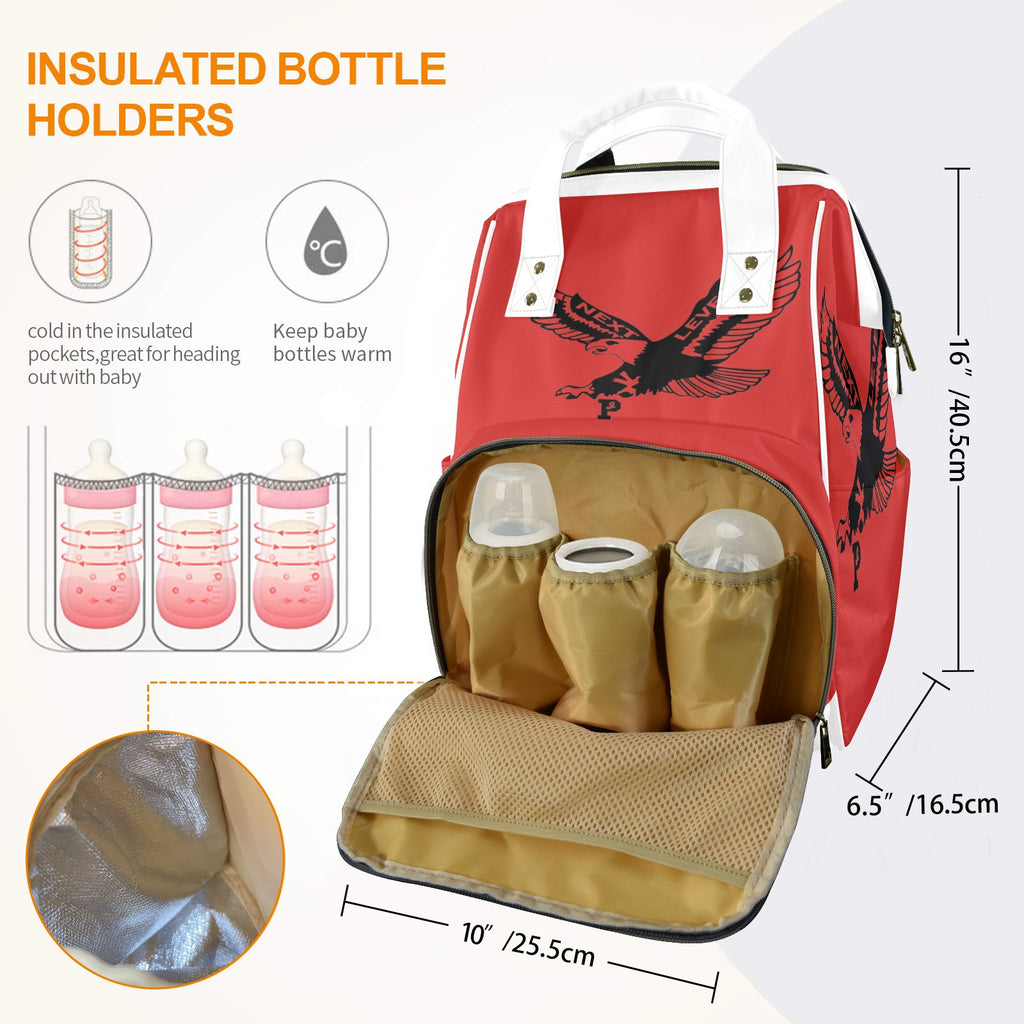 Copy of Copy of Copy of Copy of Joe Peezy Wear LLC (12) Multi-Function Diaper Bag-New (Model 1688)