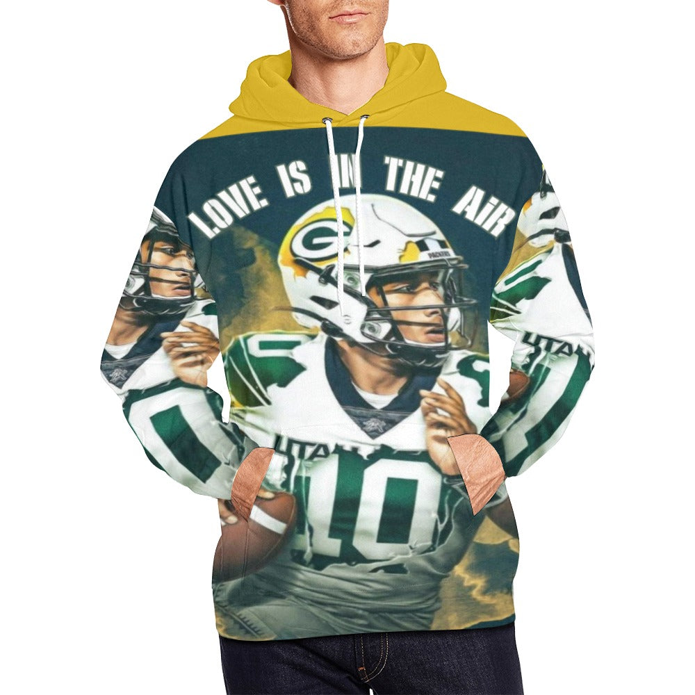 Joe Peezy Wear LLC (Love is in the air) All Over Print Hoodie for Men (USA Size) (Model H13)