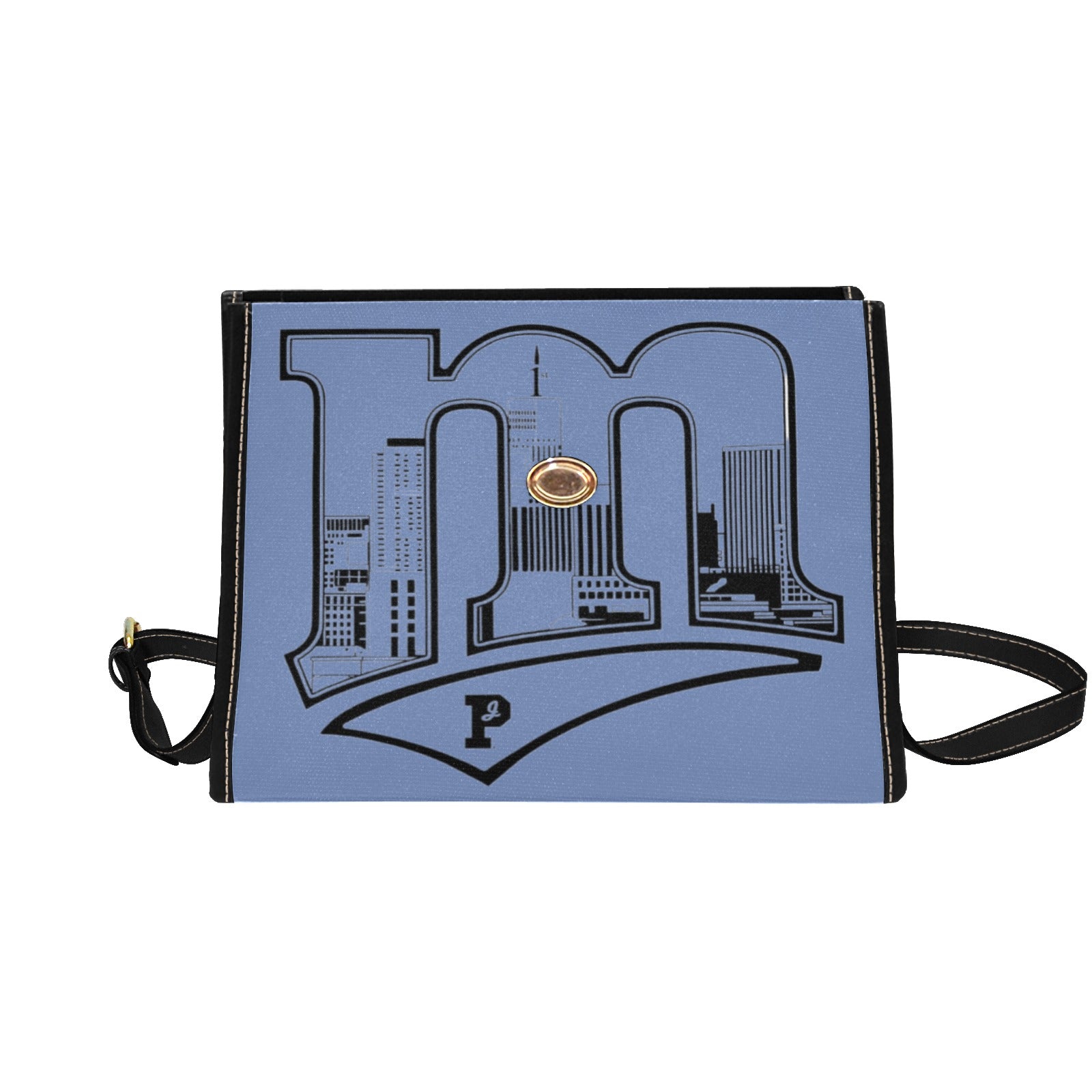 Copy of Copy of Copy of Copy of Joe Peezy Wear LLC (4) Waterproof Canvas Bag-Black (All Over Print) (Model 1641)