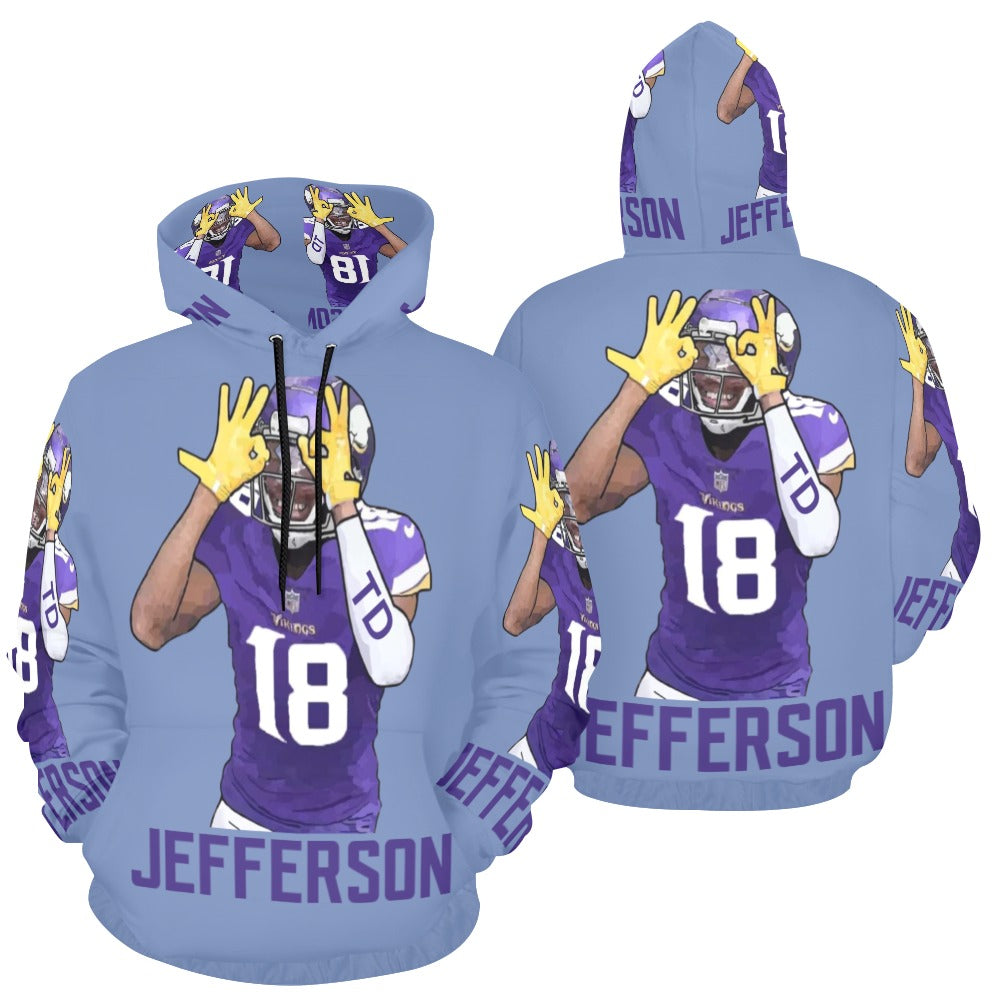 Joe Peezy Wear LLC (Jefferson) All Over Print Hoodie for Men (USA Size) (Model H13)