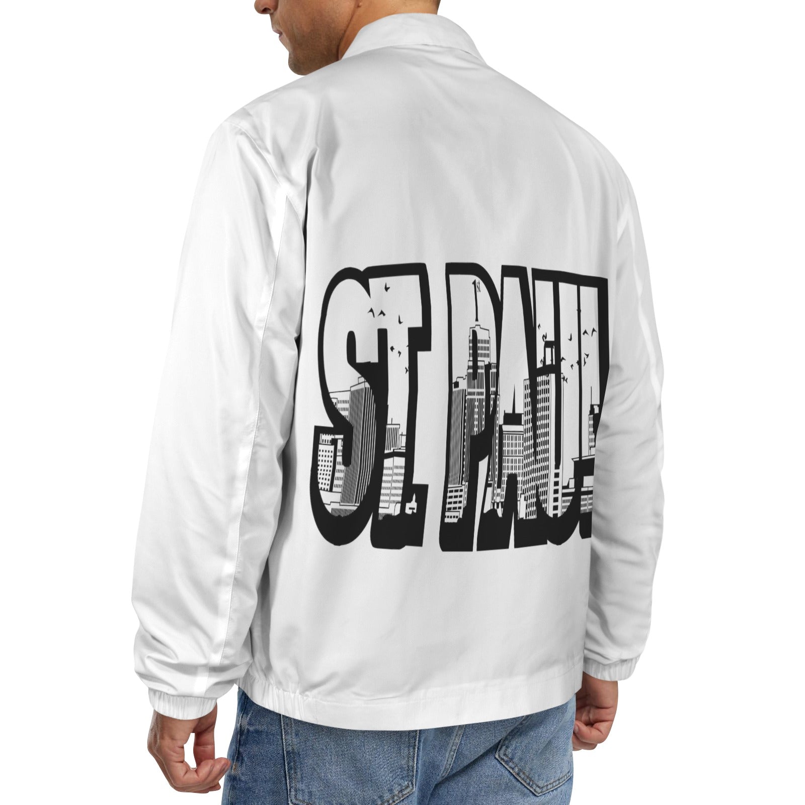 Joe Peezy Wear LLC (STP) Men's Turn-Down Collar Jacket (Model H68)