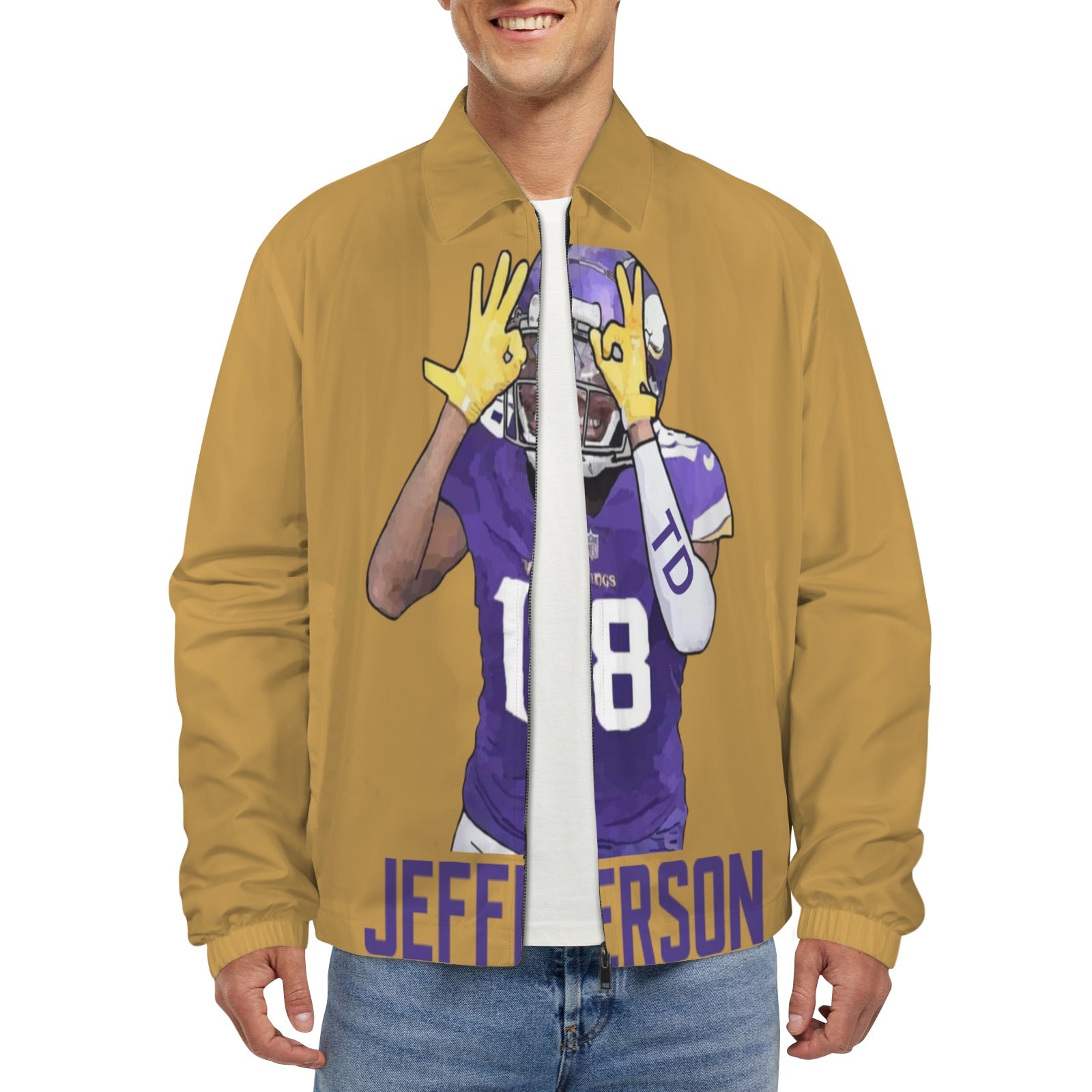 Copy of Copy of Copy of Copy of Joe Peezy Wear LLC (6) Men's Turn-Down Collar Jacket (Model H68)