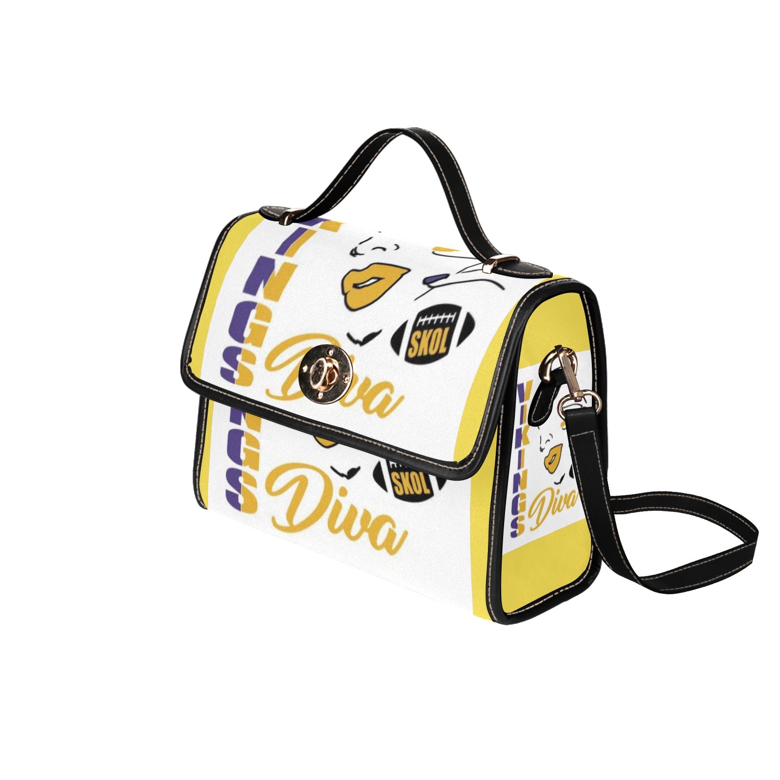 Copy of Copy of Copy of Copy of Joe Peezy Wear LLC (1) Waterproof Canvas Bag-Black (All Over Print) (Model 1641)