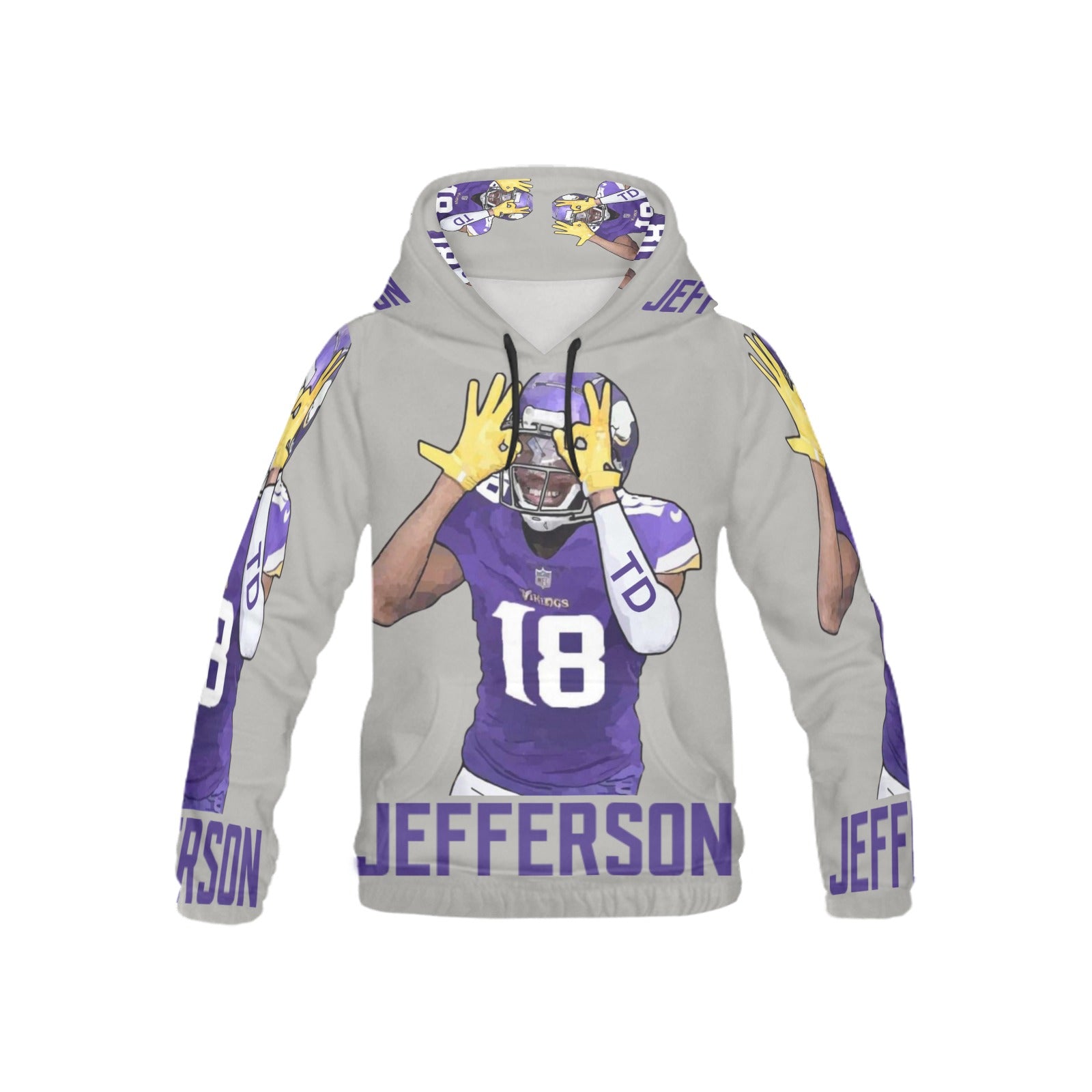 Joe Peezy Wear LLC All Over Print Hoodie for Kid (USA Size) (Model H13)