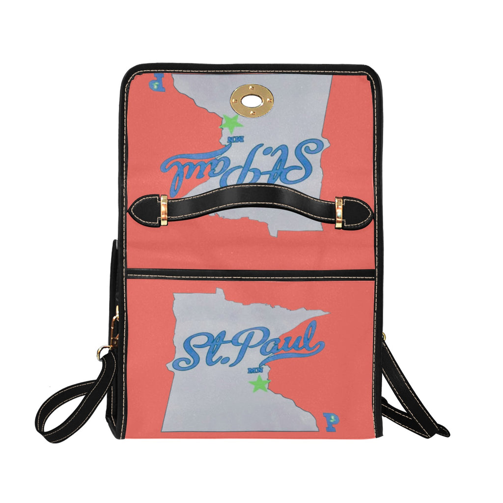 Copy of Copy of Copy of Copy of Joe Peezy Wear LLC (13) Waterproof Canvas Bag-Black (All Over Print) (Model 1641)