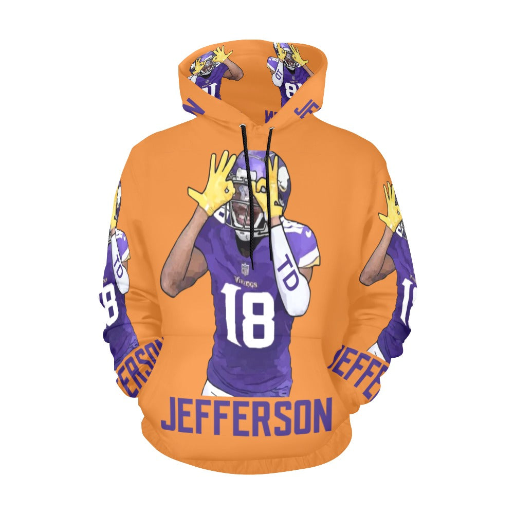 Joe Peezy Wear LLC (Jefferson) All Over Print Hoodie for Men (USA Size) (Model H13)