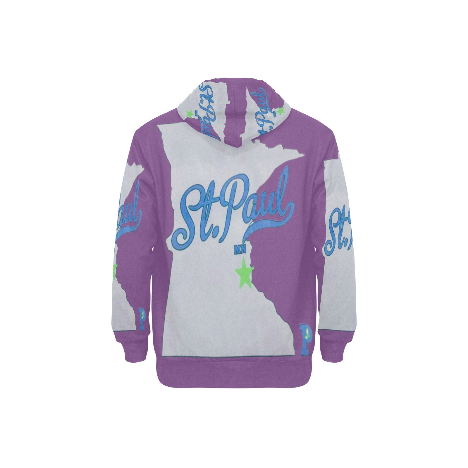 Copy of Copy of Copy of Copy of Joe Peezy Wear LLC (2) Men's Long Sleeve Fleece Hoodie (Model H55)