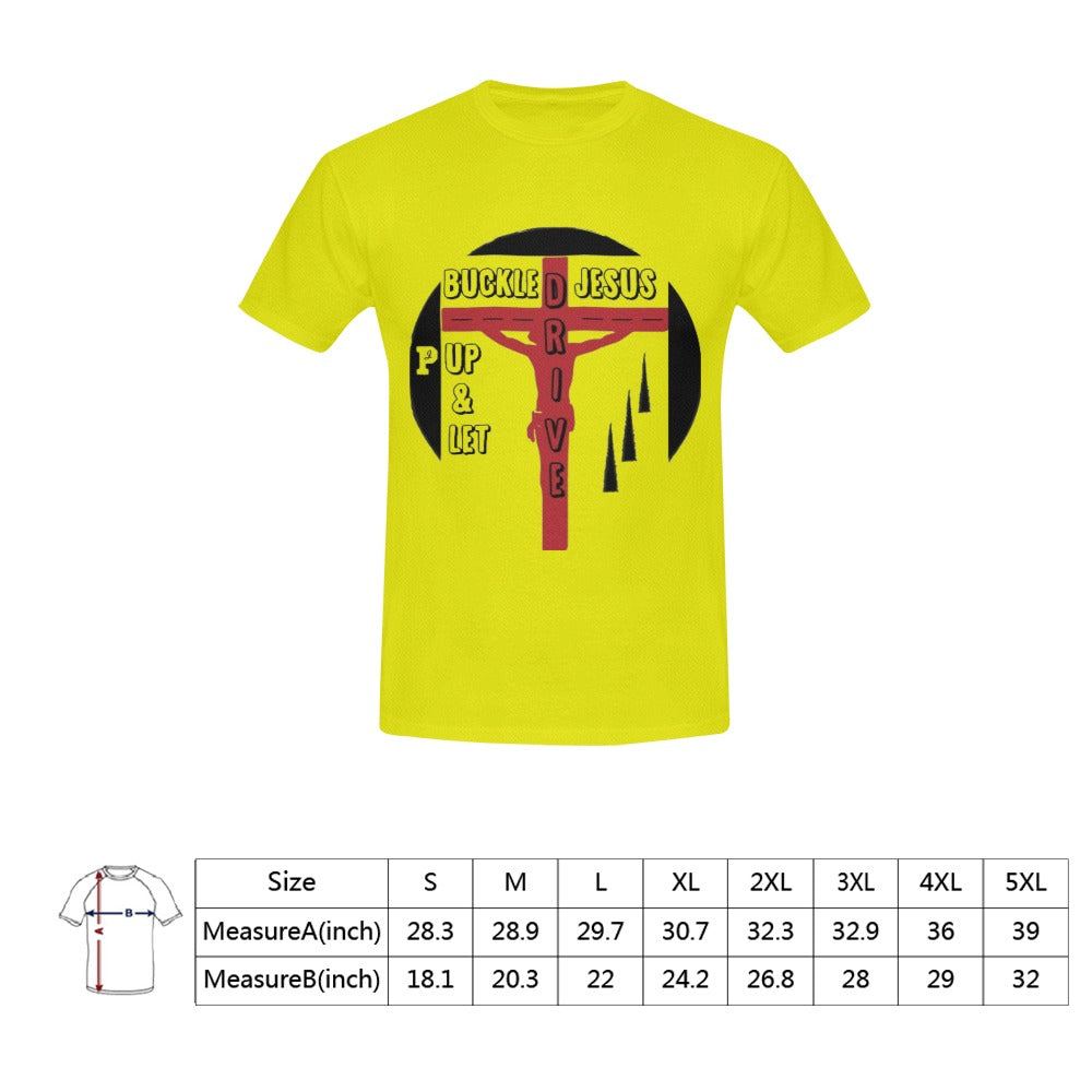 Joe Peezy Wear LLC (BKLUP) Men's T-Shirt in USA Size (Front Printing Only)(Model T02)