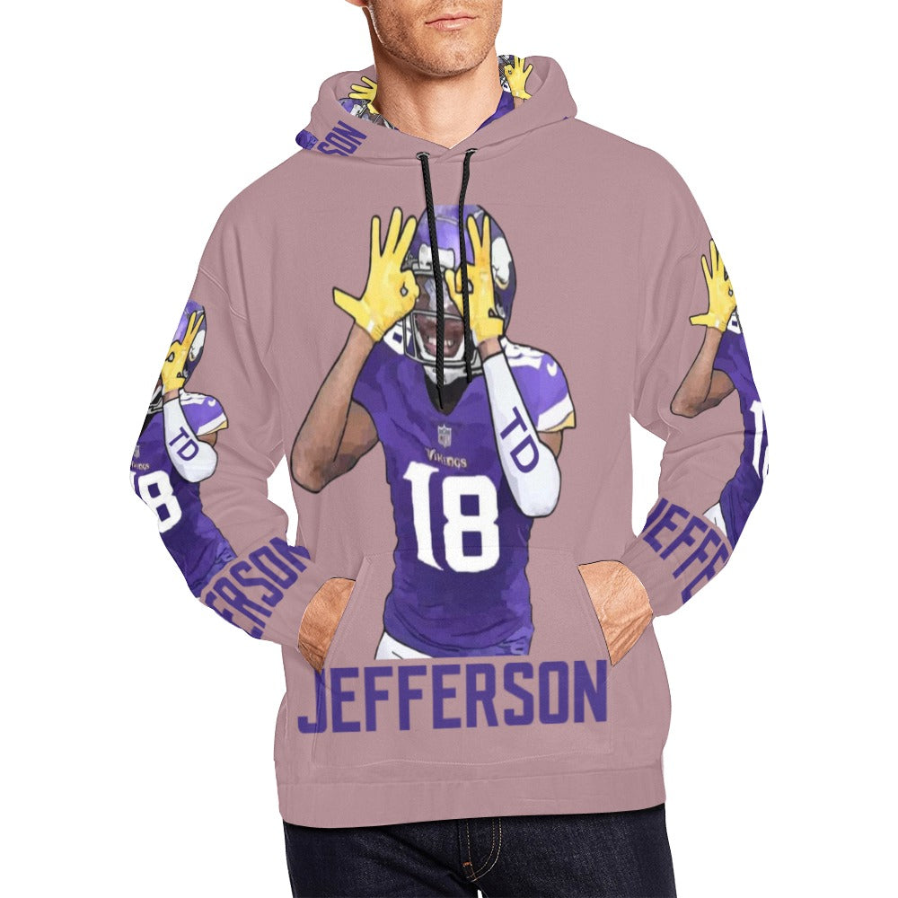 Joe Peezy Wear LLC (Jefferson) All Over Print Hoodie for Men (USA Size) (Model H13)