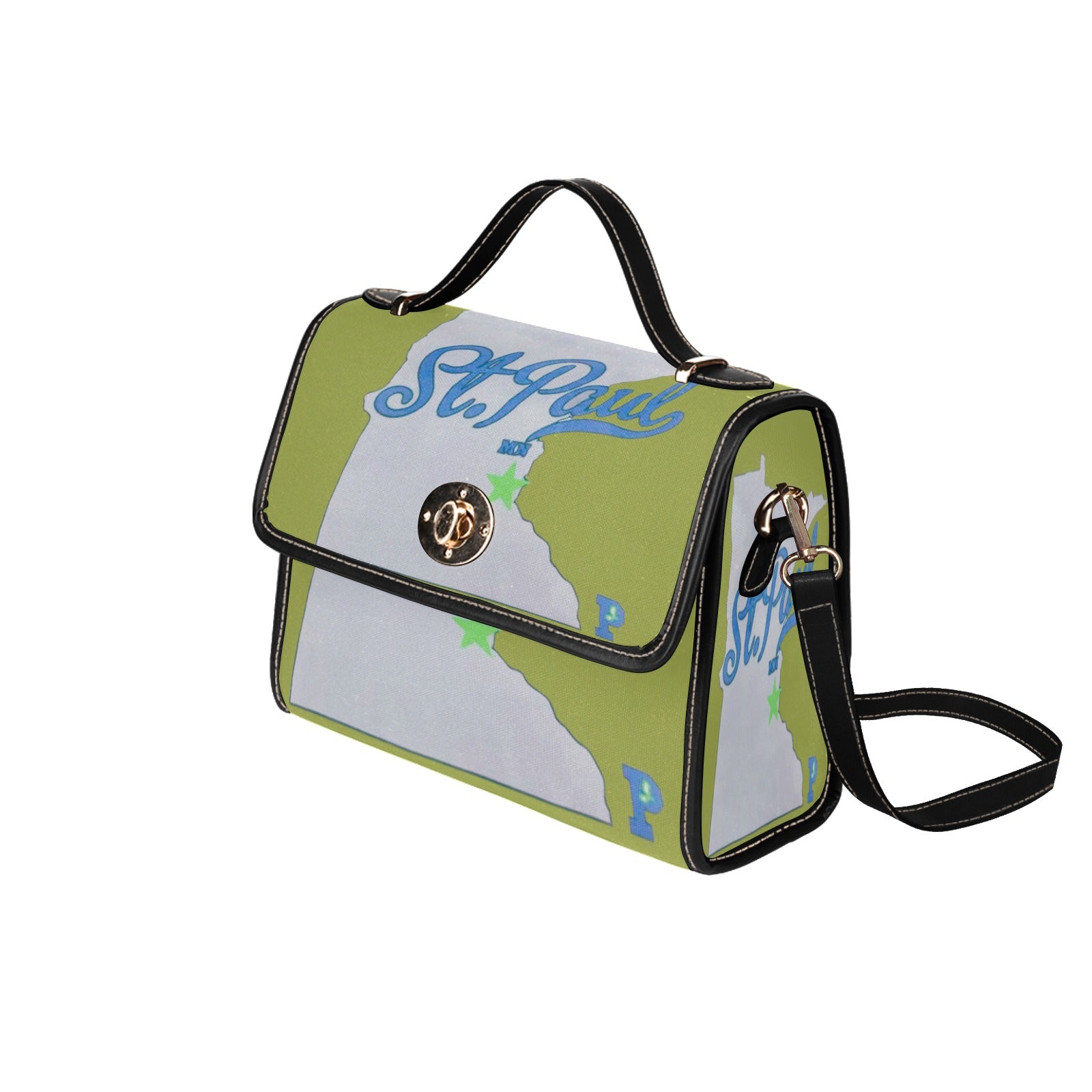 Copy of Copy of Copy of Copy of Joe Peezy Wear LLC (13) Waterproof Canvas Bag-Black (All Over Print) (Model 1641)