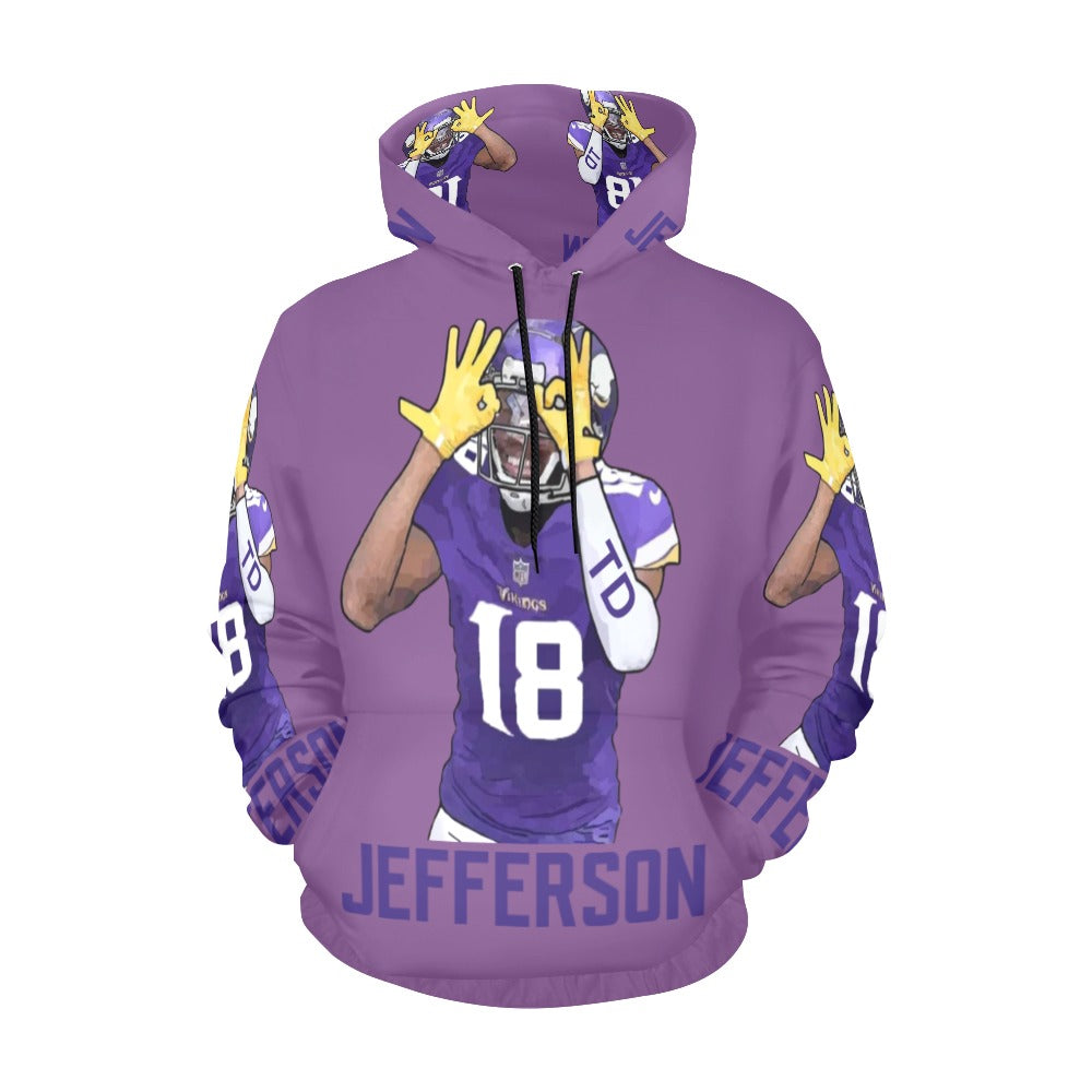 Joe Peezy Wear LLC (Jefferson) All Over Print Hoodie for Men (USA Size) (Model H13)