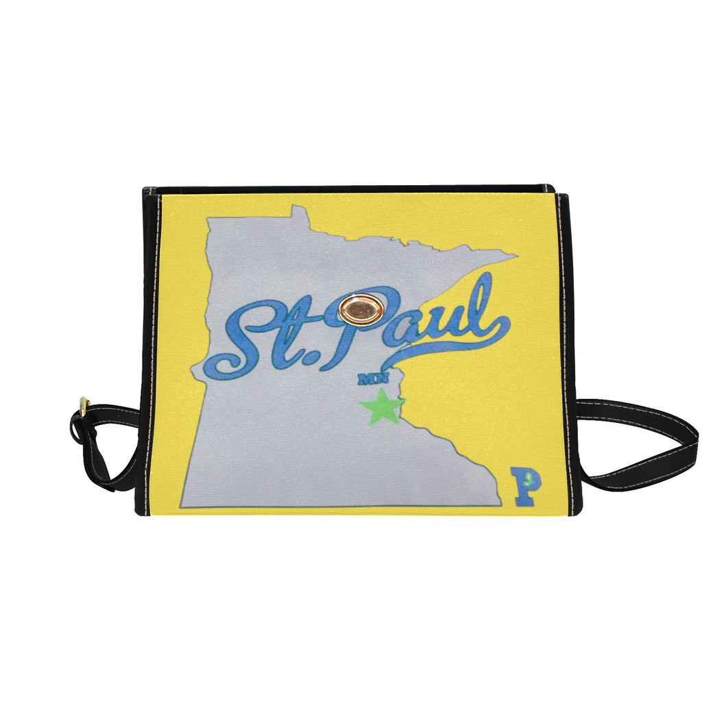 Copy of Copy of Copy of Copy of Joe Peezy Wear LLC (13) Waterproof Canvas Bag-Black (All Over Print) (Model 1641)