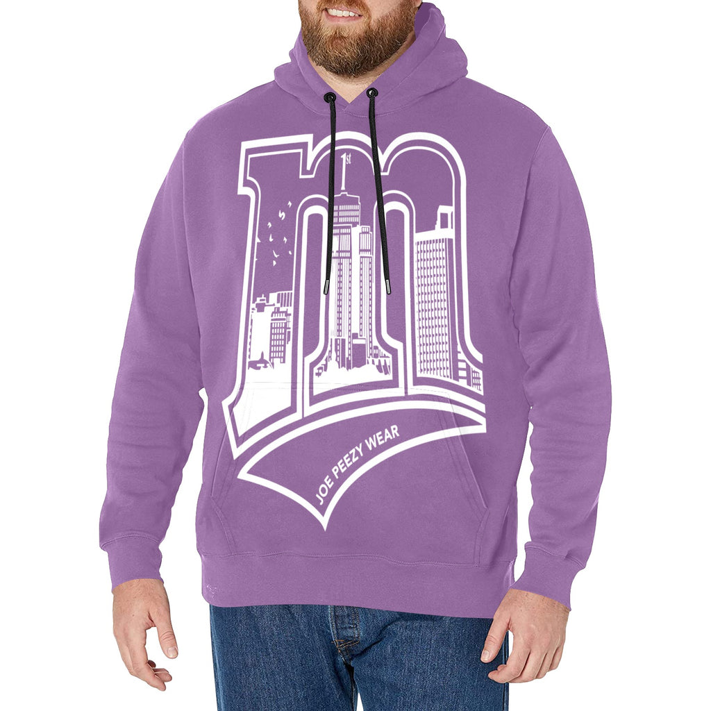 Copy of Copy of Copy of Copy of Joe Peezy Wear LLC (2) Men's Long Sleeve Fleece Hoodie (Model H55)
