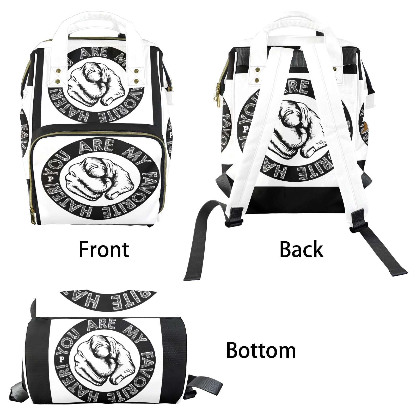 Copy of Copy of Copy of Copy of Joe Peezy Wear LLC (11) Multi-Function Diaper Bag-New (Model 1688)