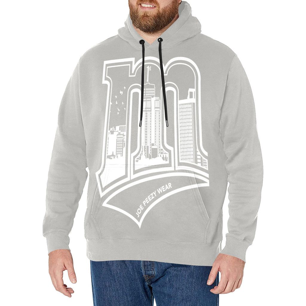 Copy of Copy of Copy of Copy of Joe Peezy Wear LLC (2) Men's Long Sleeve Fleece Hoodie (Model H55)