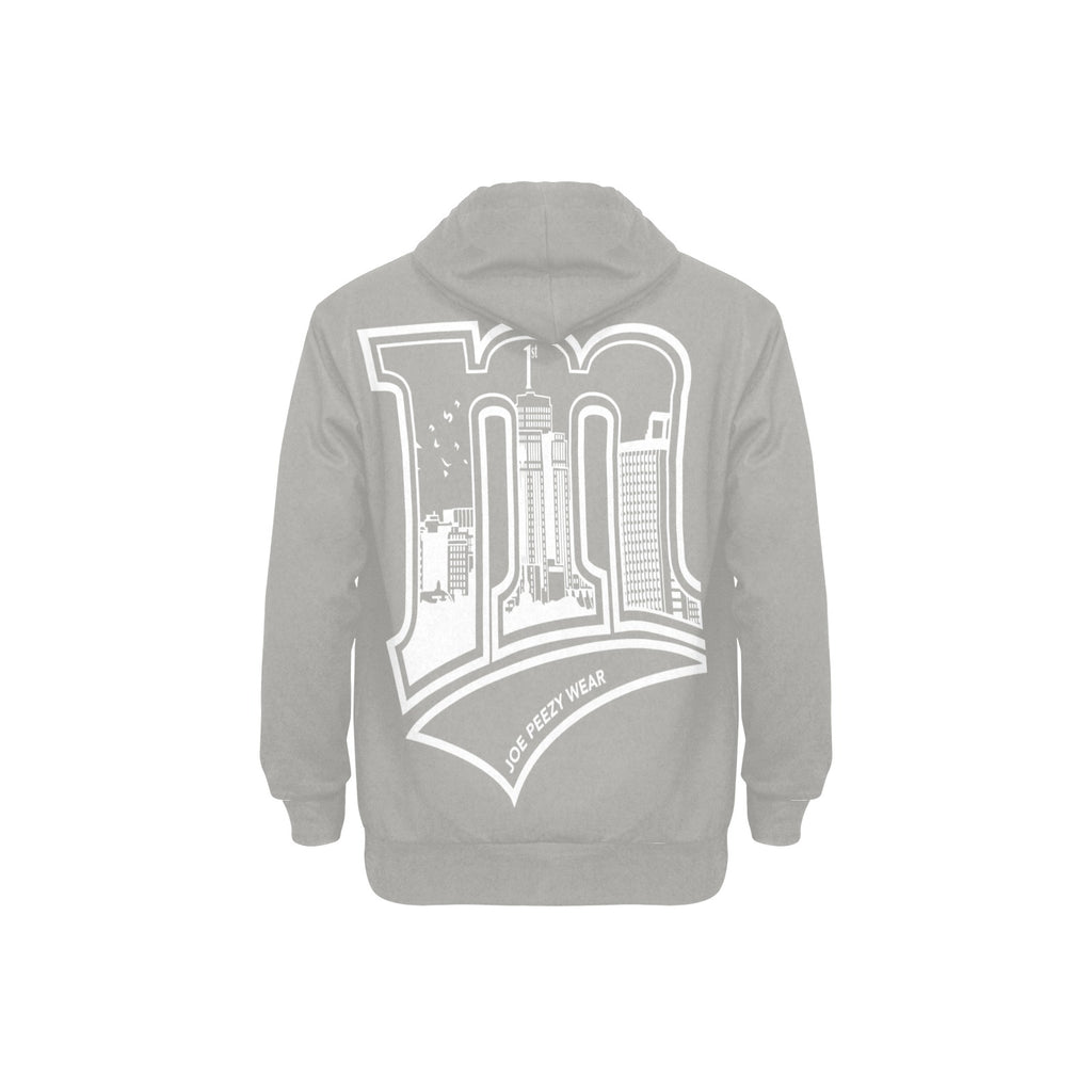Copy of Copy of Copy of Copy of Joe Peezy Wear LLC (2) Men's Long Sleeve Fleece Hoodie (Model H55)