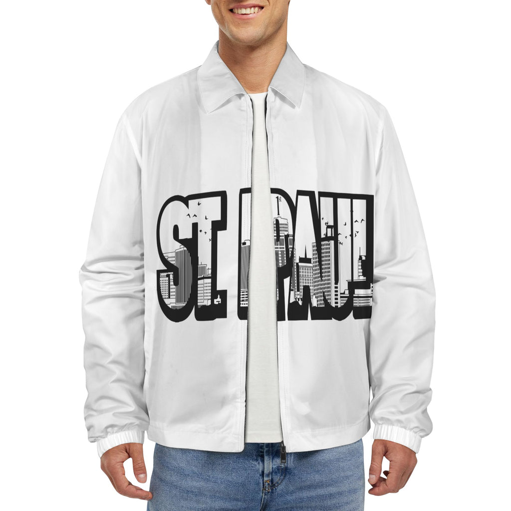 Joe Peezy Wear LLC (STP) Men's Turn-Down Collar Jacket (Model H68)