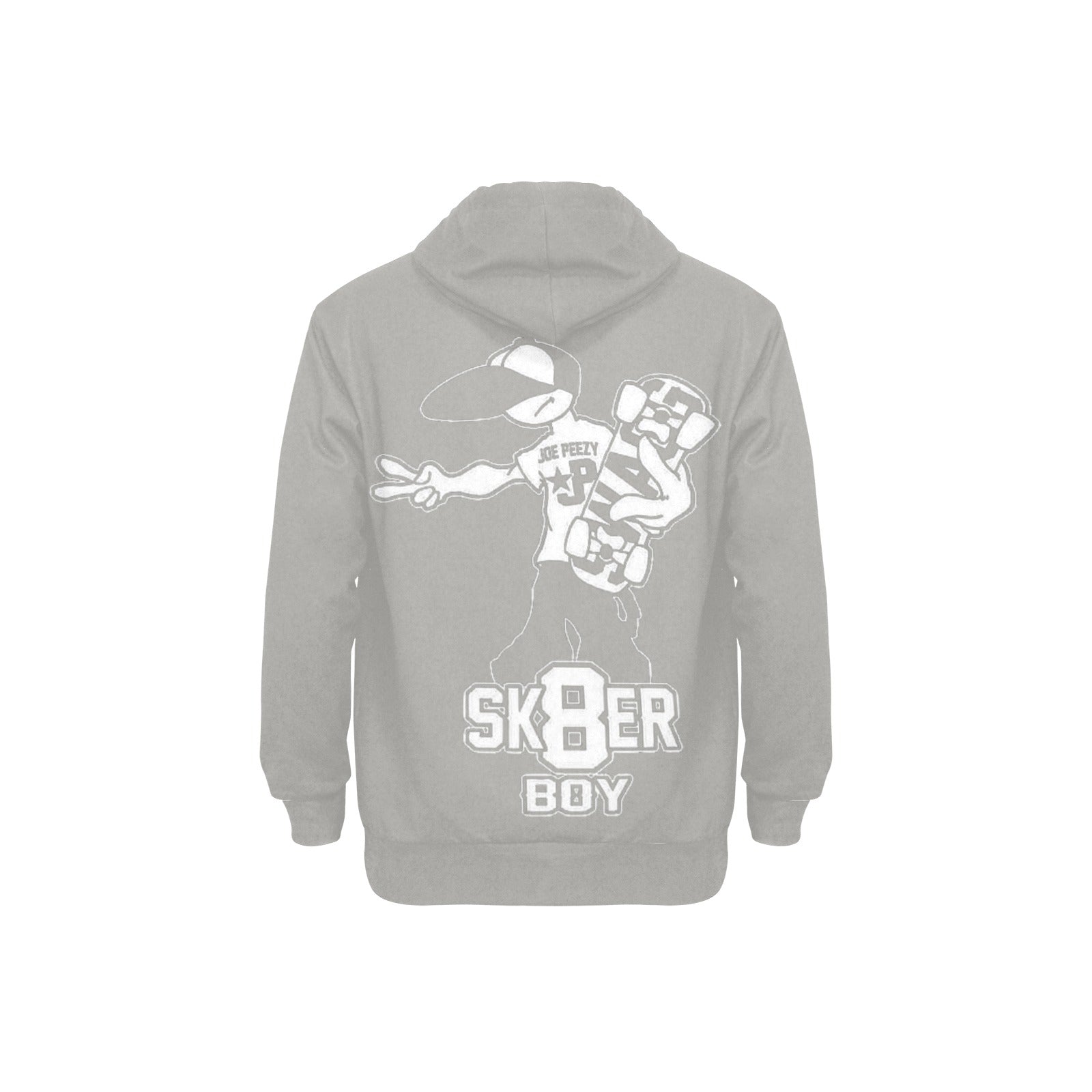 Copy of Copy of Copy of Copy of Joe Peezy Wear LLC (2) Men's Long Sleeve Fleece Hoodie (Model H55)