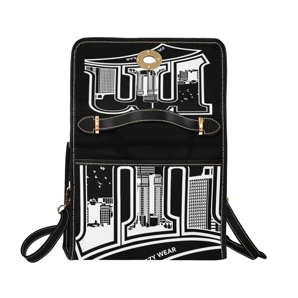 Copy of Copy of Copy of Copy of Joe Peezy Wear LLC (13) Waterproof Canvas Bag-Black (All Over Print) (Model 1641)