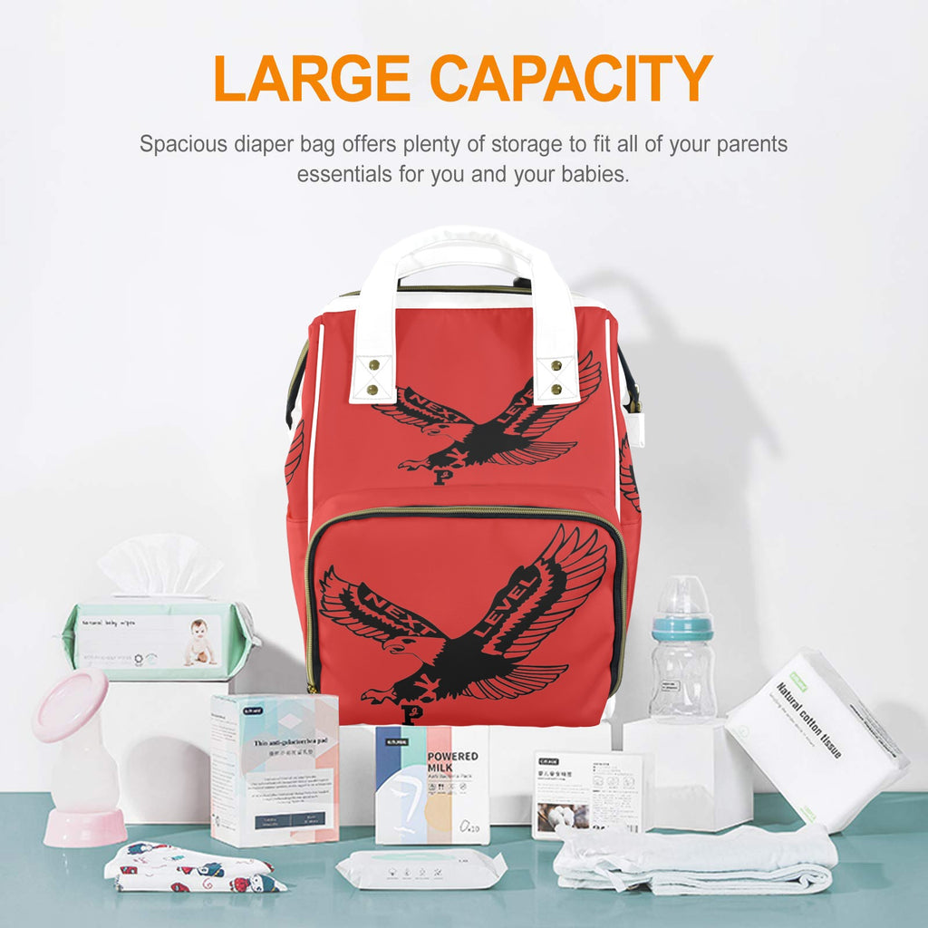 Copy of Copy of Copy of Copy of Joe Peezy Wear LLC (12) Multi-Function Diaper Bag-New (Model 1688)