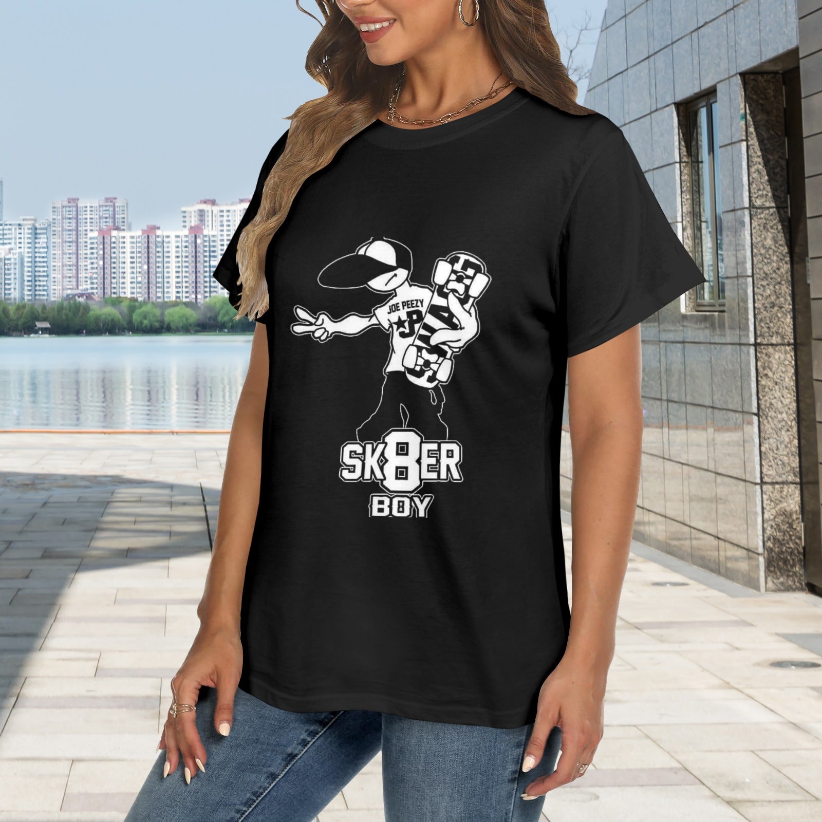 Copy of Copy of Copy of Copy of Joe Peezy Wear LLC (2) Women's T-Shirt in USA Size (Front Printing Only)