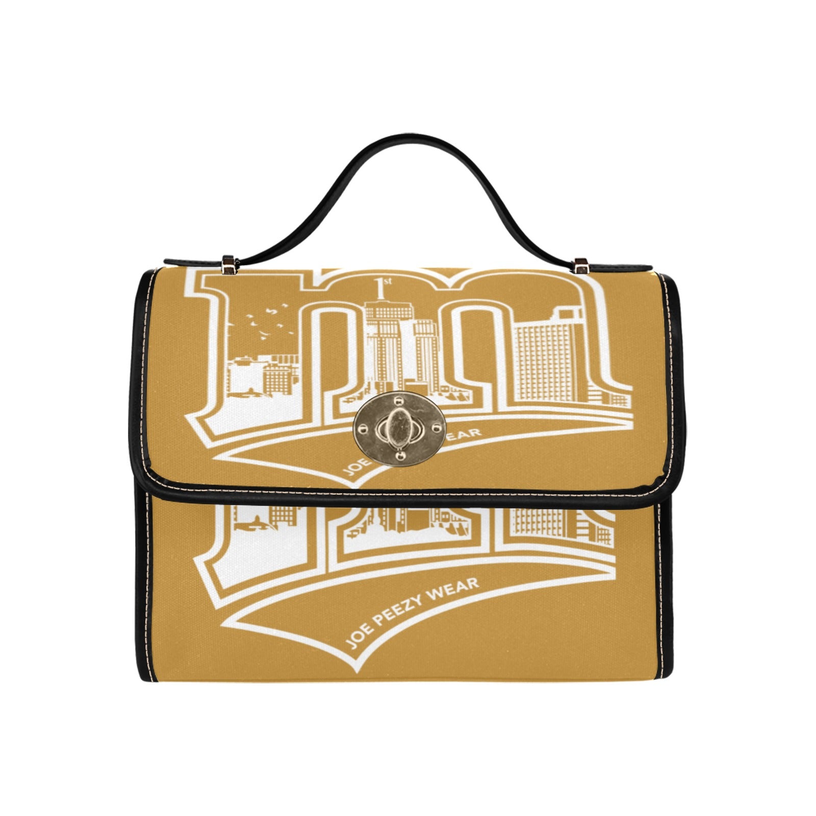 Copy of Copy of Copy of Copy of Joe Peezy Wear LLC (13) Waterproof Canvas Bag-Black (All Over Print) (Model 1641)