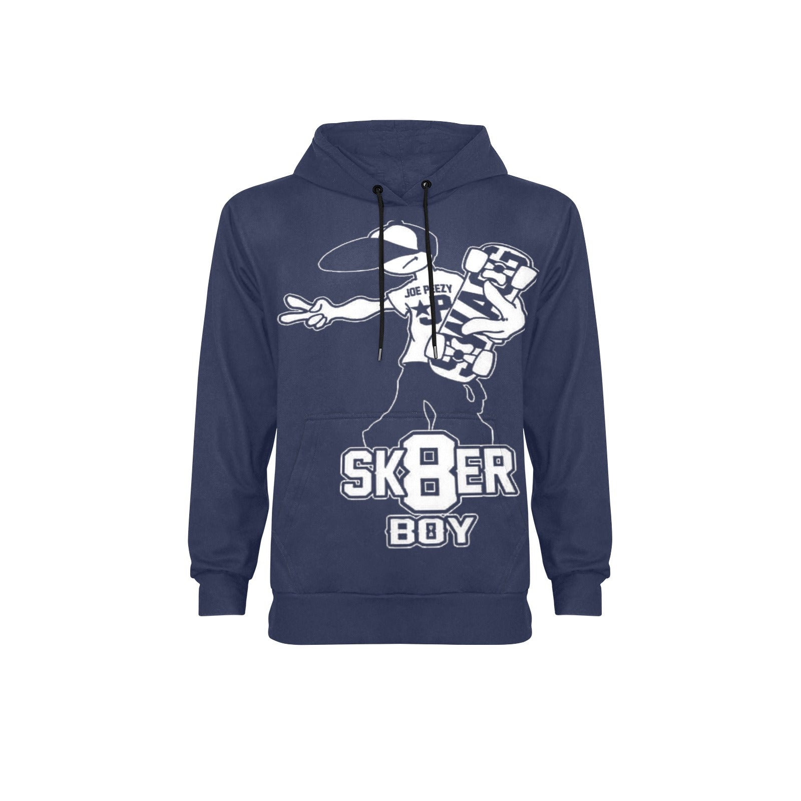 Copy of Copy of Copy of Copy of Joe Peezy Wear LLC (2) Men's Long Sleeve Fleece Hoodie (Model H55)