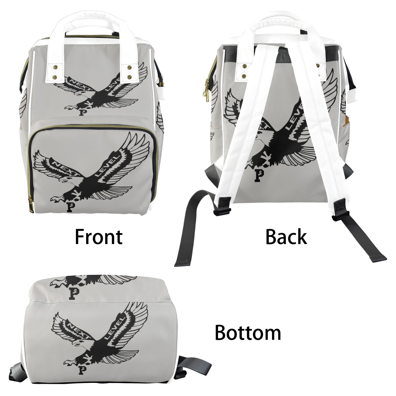 Copy of Copy of Copy of Copy of Joe Peezy Wear LLC (12) Multi-Function Diaper Bag-New (Model 1688)