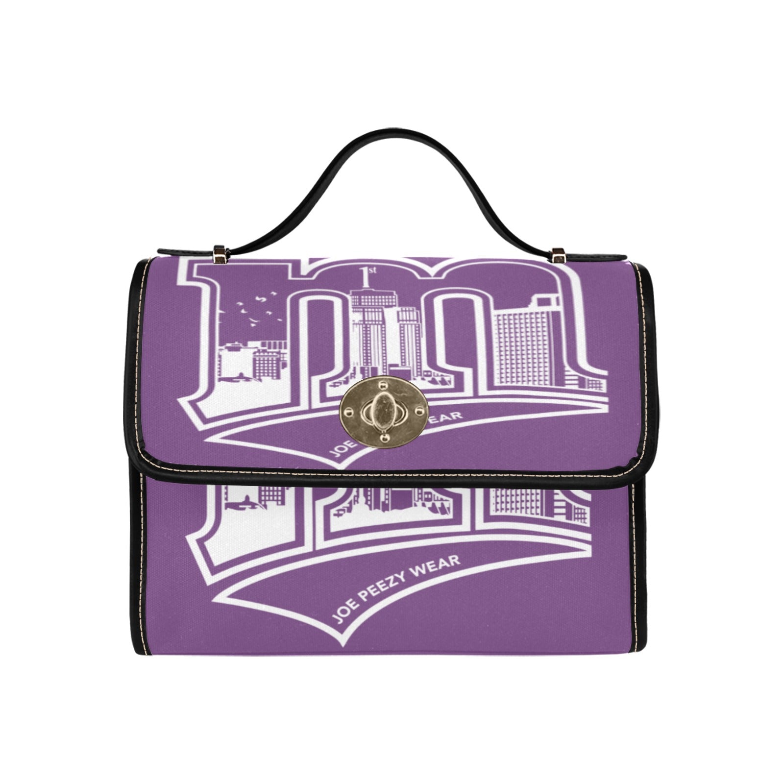 Copy of Copy of Copy of Copy of Joe Peezy Wear LLC (13) Waterproof Canvas Bag-Black (All Over Print) (Model 1641)