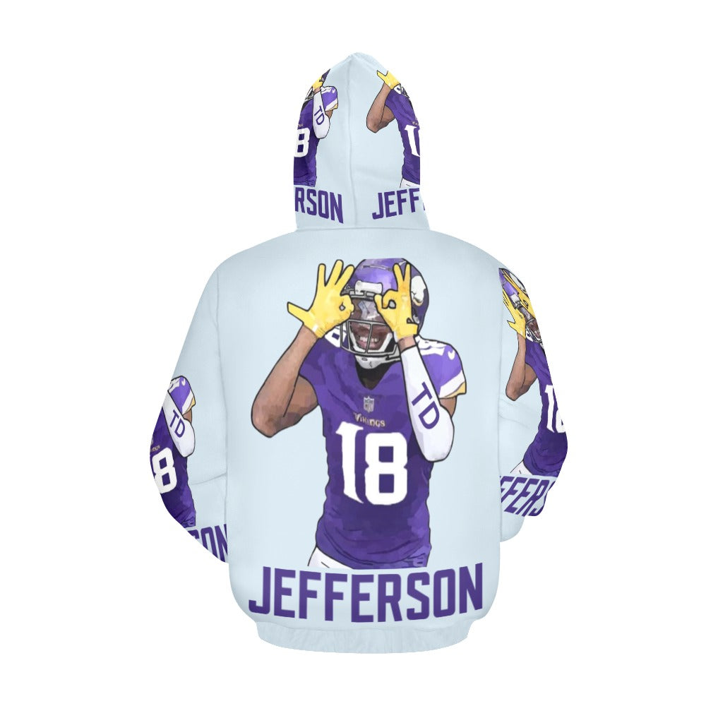 Joe Peezy Wear LLC (Jefferson) All Over Print Hoodie for Men (USA Size) (Model H13)