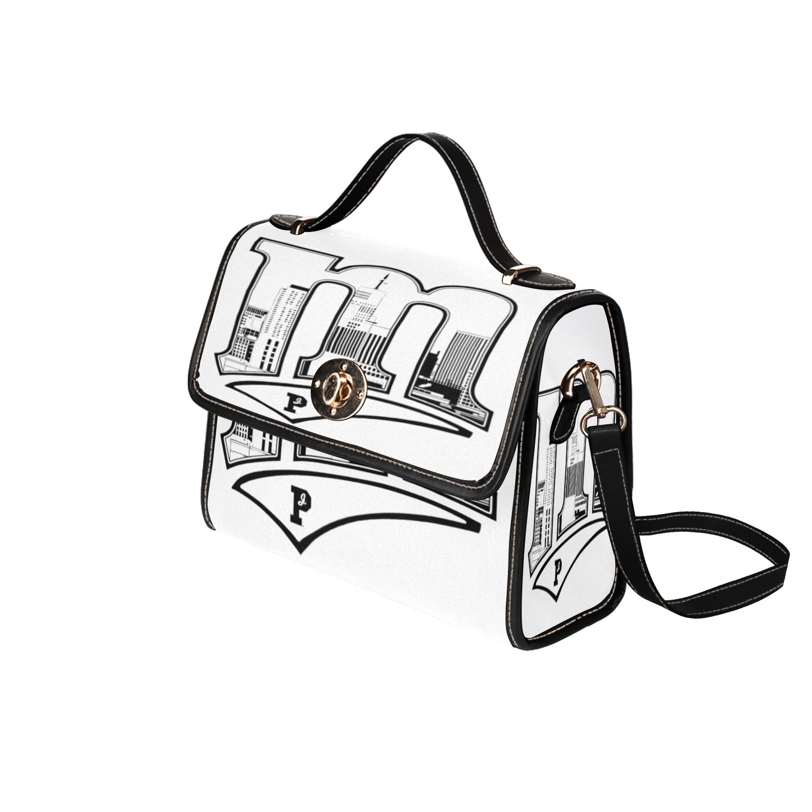 Copy of Copy of Copy of Copy of Joe Peezy Wear LLC (4) Waterproof Canvas Bag-Black (All Over Print) (Model 1641)