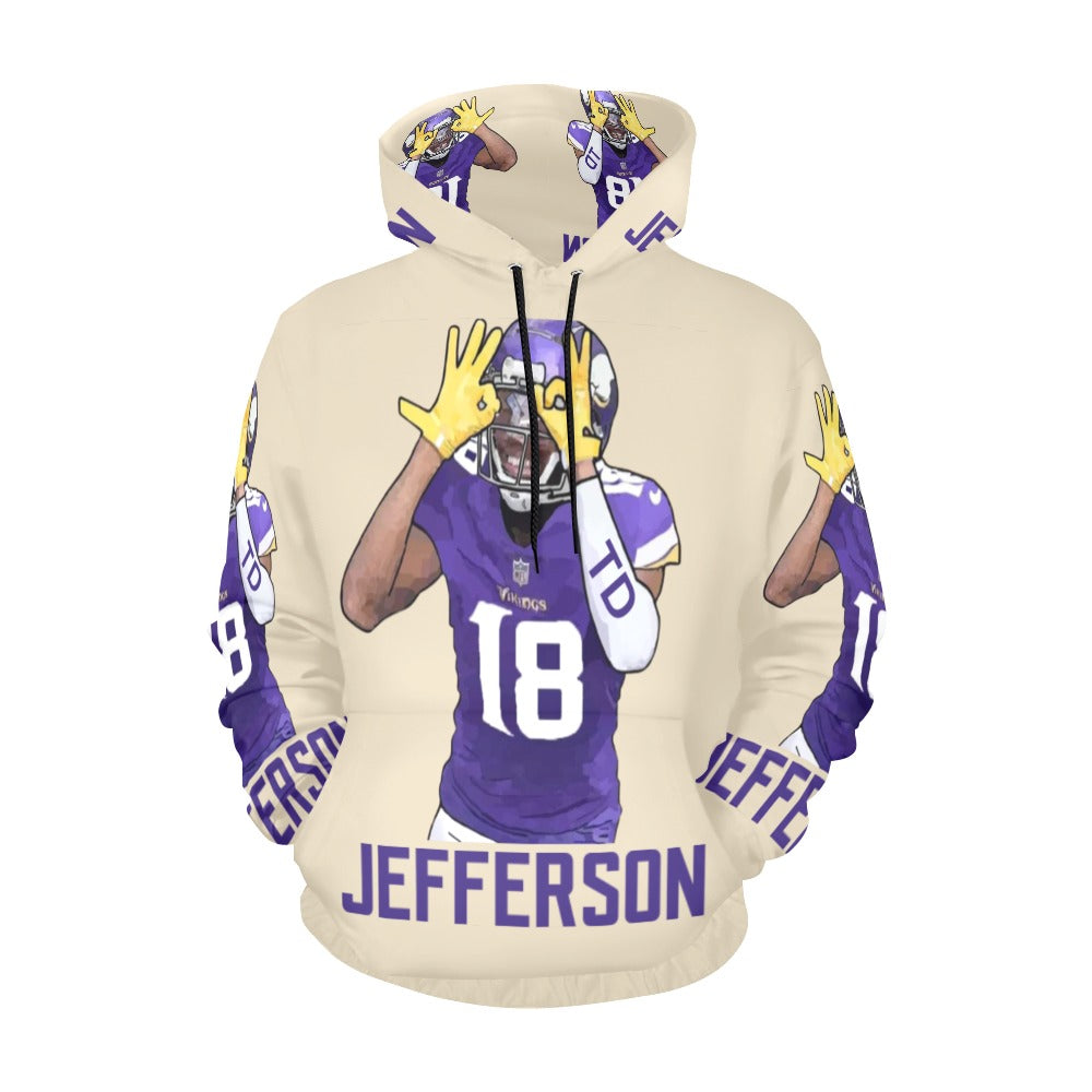 Joe Peezy Wear LLC (Jefferson) All Over Print Hoodie for Men (USA Size) (Model H13)