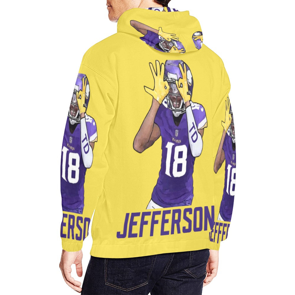 Joe Peezy Wear LLC (Jefferson) All Over Print Hoodie for Men (USA Size) (Model H13)
