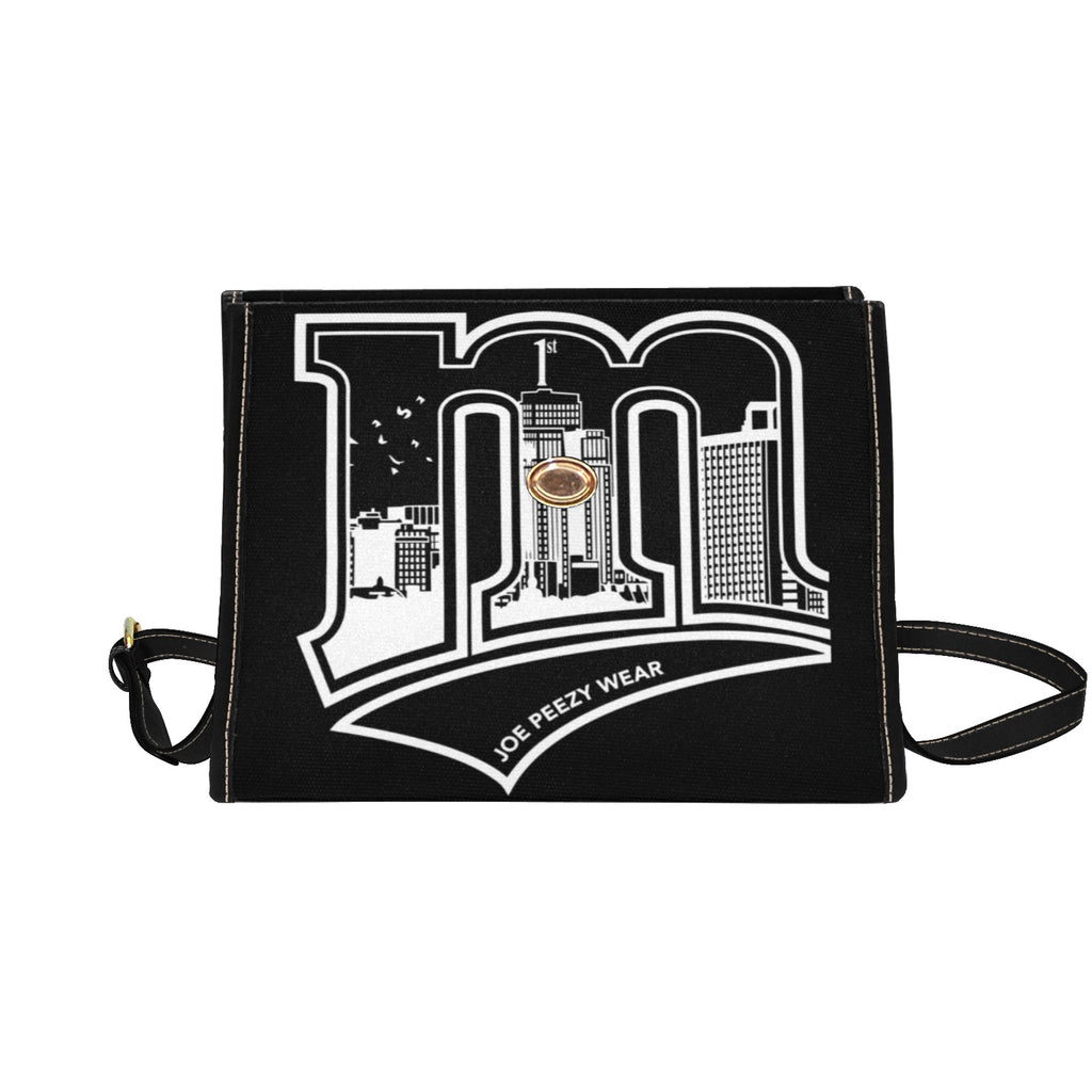 Copy of Copy of Copy of Copy of Joe Peezy Wear LLC (13) Waterproof Canvas Bag-Black (All Over Print) (Model 1641)